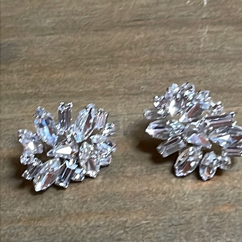 NEW Rhinestone Earrings, Bridal